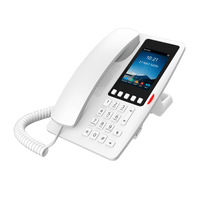 Tel�fono IP Hotelero Wi-Fi 6 / Pantalla IPS 3.5" 320x480 / 2 L�neas SIP / 5 Teclas Programables / Puerto USB-A / PoE 802.3af / Audio HD / Dise�o Blanco