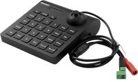 Mini Teclado controlador PTZ con pantalla LCD y joystick altamente resistente