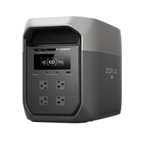 Estación de Energía Portátil EcoFlow DELTA 3 MAX, 2048Wh, Batería LiFePO4, Salida 2400W (Surge 4800W)