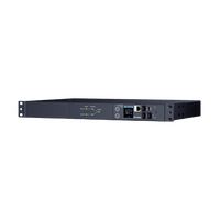 PDU ATS (Fuente Redundante Auto-transferible) Monitoreable, Para Distribución de Energía, 2 Entradas 120 Vca NEMA5-15P, Con 10 Salidas NEMA 5-15R, Horizontal 19in, 1UR