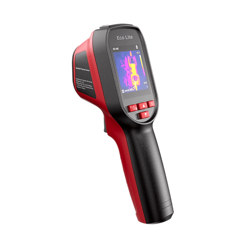 Cámara Térmica Eco Lite / Detector de 96 × 96 Píxeles / Medición de -20 °C a 550 °C / Autonomía 14 Horas / Diseño Compacto IP54 / Ideal para Hogar