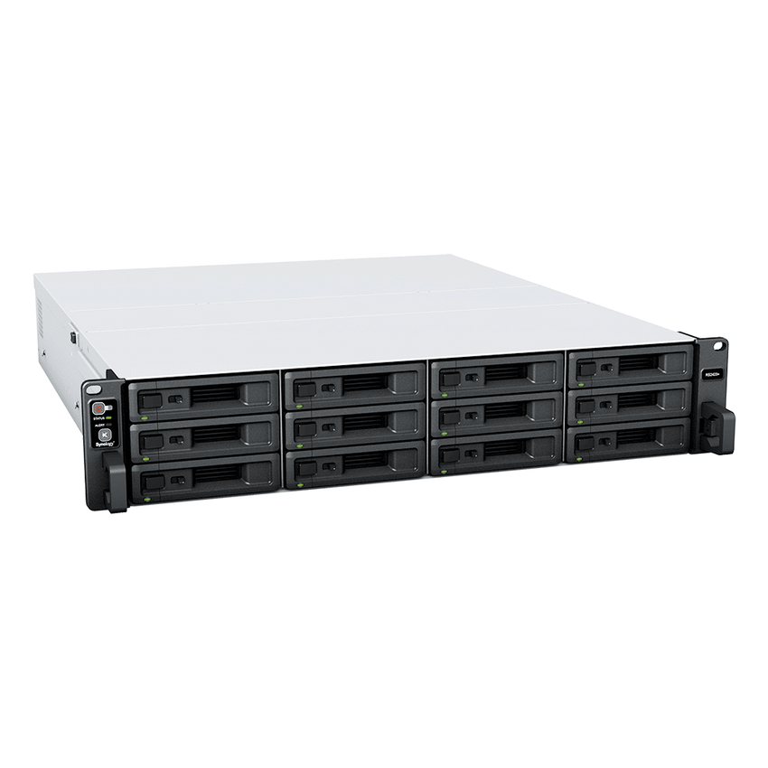 Servidor de Almacenamiento RackStation RS2423+ | 12 Bahías | 2U | Hasta 216 TB | Rendimiento 3,500/1,700 MB/s | Expansión a 432 TB | 10GbE | Fuentes de Alimentación Duales | Alta Disponibilidad.