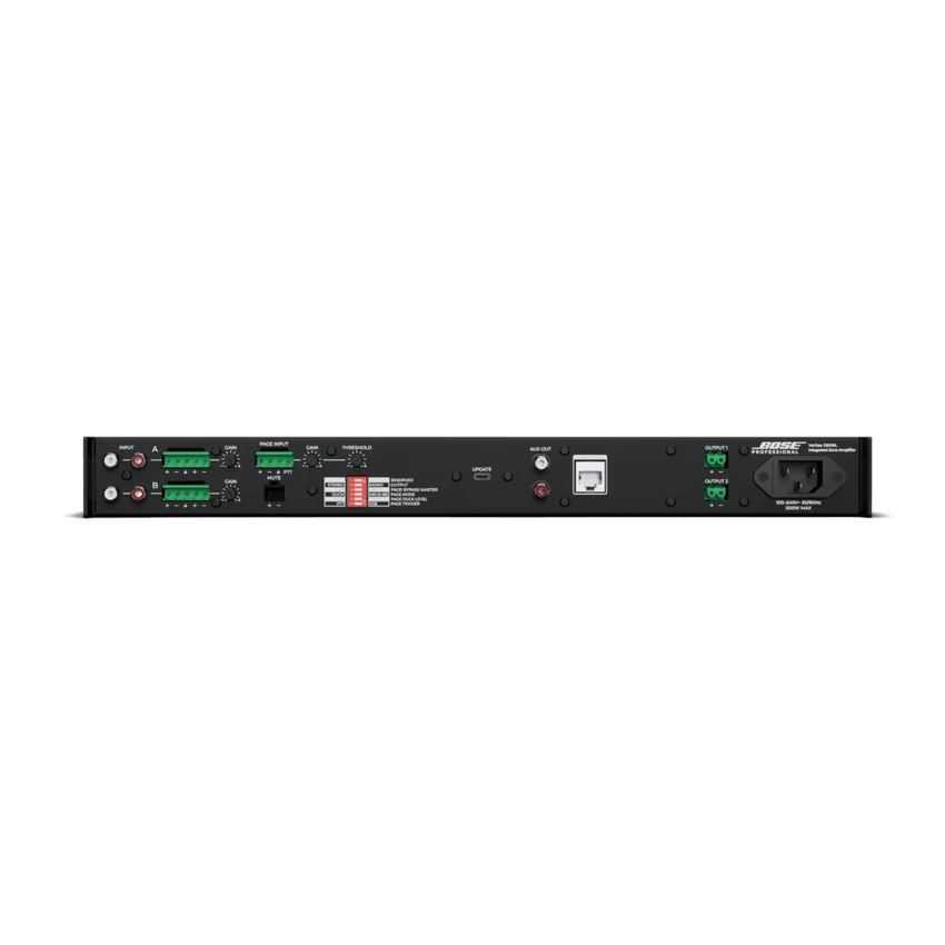 Amplificador Veritas | 2x160W a 4Ω | DSP Avanzado | Bluetooth 5.0 |  Entradas Balanceadas y No Balanceadas | Opti-Voice | Baja Impedancia
