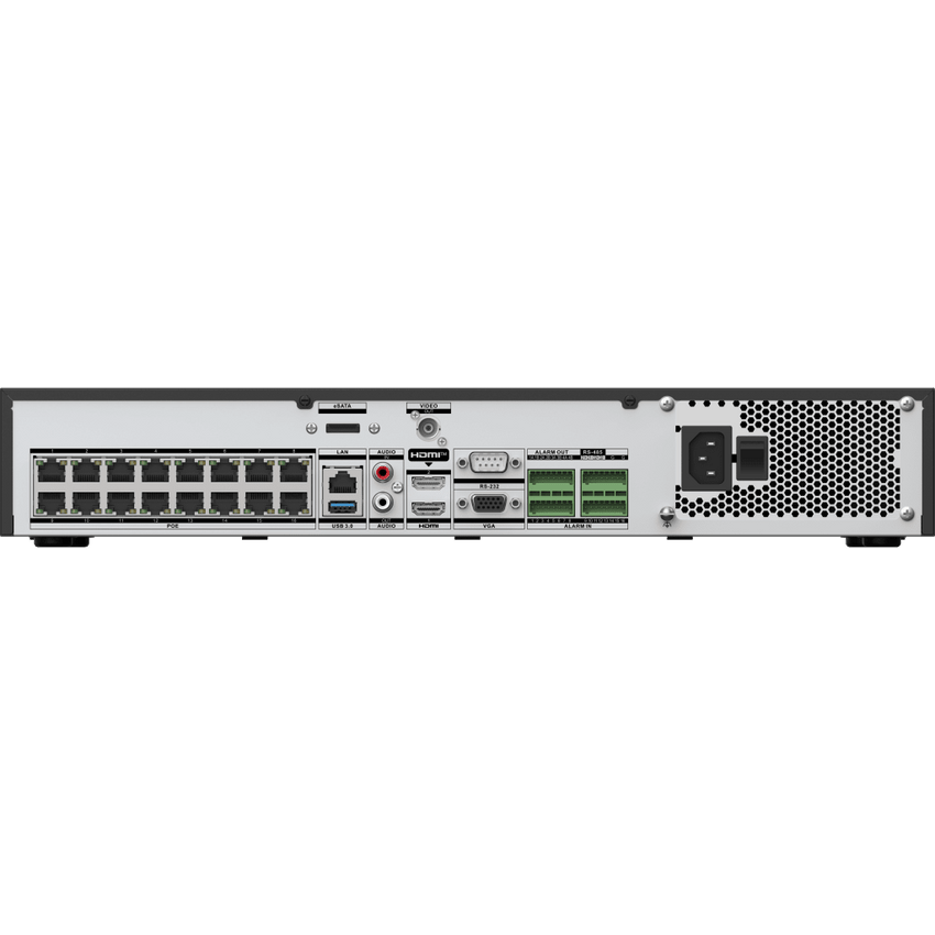 [AcuSeek] NVR 32 Megapixel (8K) / 16 Canales IP / 8 Bahías de Disco Duro / 2 Tarjetas de Red  / HDMI en 4K / Soporta POS / Reconocimiento Facial / Bases de Datos / Hasta 100,000 Fotografías / AcuSearch