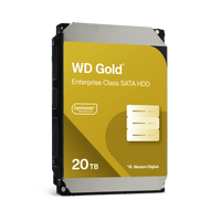 Disco Duro Empresarial WD Gold / SATA 6 Gb/s / 20 TB / 7200 RPM / Tecnología HelioSeal / ArmorCache / 5 Años Garantía / 2.5M Horas MTBF