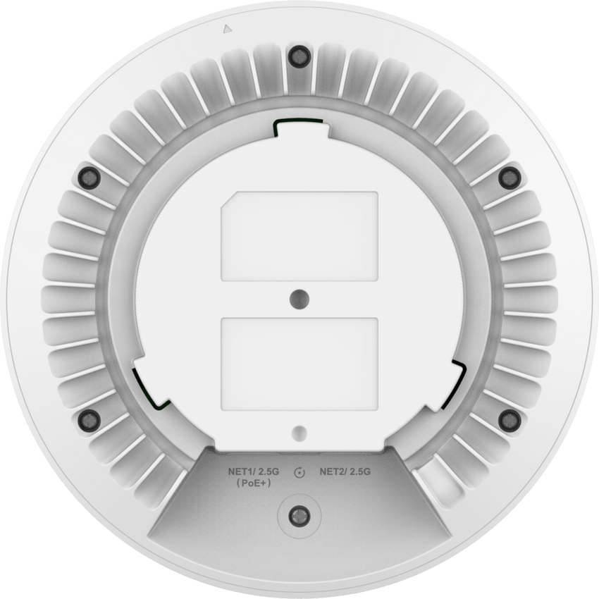 Punto de Acceso Wi-Fi 7 GWN7670 / 3.6 Gbps Inalámbrico / 5 Gbps Cableado / MIMO 2x2:2 / 256 Clientes Simultáneos / PoE+ / Montaje en Pared o Techo / BLE 5.3 / Controlador Integrado