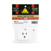 Protector Plug Pared / 120 VCA 15 A / 40,000 A / LED Diagn�stico / Transformadores de Alarma