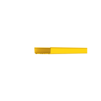 Canaleta FiberRunner™ 12X4, de PVC Rígido, Color Amarillo, 3 m. de Largo