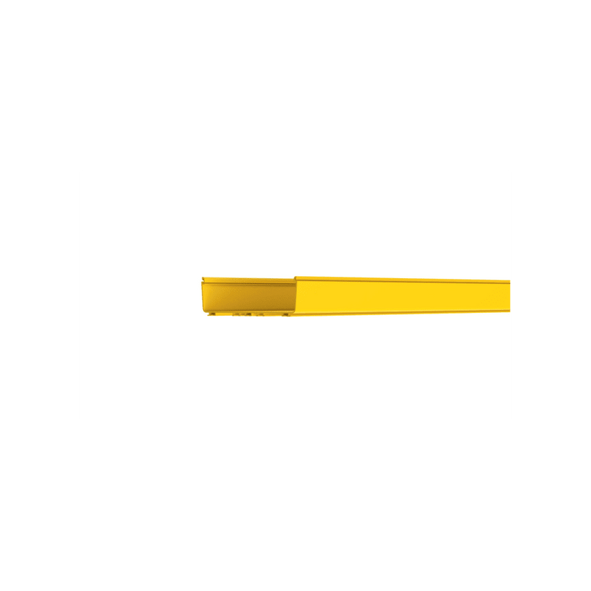 Canaleta FiberRunner™ 12X4, de PVC Rígido, Color Amarillo, 3 m. de Largo
