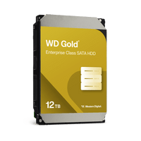 Disco Duro Empresarial WD Gold / SATA 6 Gb/s / 12 TB / 7200 RPM / Tecnología HelioSeal / ArmorCache / 5 Años Garantía / 2.5M Horas MTBF