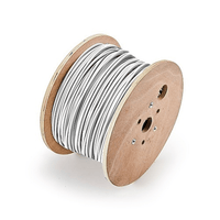 Carrete de 305 Metros (1000 Pies) de Cable / 2 x 14 AWG / Tipo CL3P / Plenum / Color Blanco / Para Aplicaciones de Alarmas de Intrusión, Control de Acceso, Automatización, Interfonos y Tv Porteros