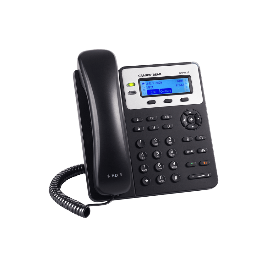 Teléfono IP SMB de 2 Líneas con 3 teclas de función programables y conferencia de 3 vías. PoE