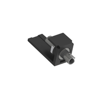 Módulo Acoplador ST Simplex, para Fibra Óptica Multimodo OM3/OM4, Tipo Mini-Com, Color Negro