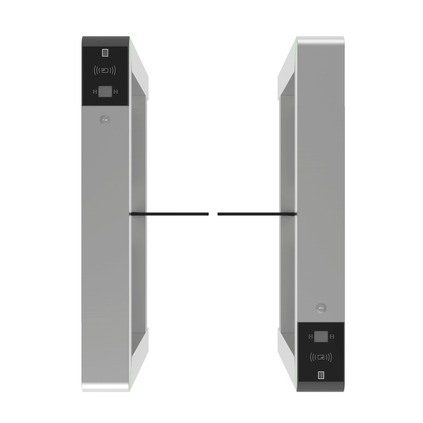 Torniquete de Barrera Oscilante Serie Mars-B1000 / Instalable en Plataforma Sólida / Dimensiones 1010x1355 mm / Uso de Tornillos M12 / Requiere Herramientas Específicas / No para Ambientes Corrosivos