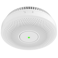 Detector de Humo Interlink / Doble Tecnología de Sensor de Luz / Alarma Auditiva 85dB / Batería de Litio 10 Años / Autoverificación/ Interconectable 30 Dispositivos