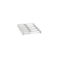 Organizador de Cables Horizontal NetManager de Alta Densidad, Doble (Frontal y Posterior), Para Rack de 19in, 1UR, Color Blanco