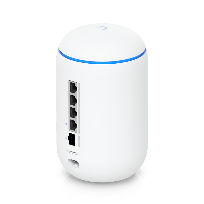 Dream Router 7 Cloud Gateway de 10G de Escritorio con WiFi 7 Integrado, Switch de 4 Puertos, Almacenamiento microSD y Compatibilidad Total con Full Stack UniFi