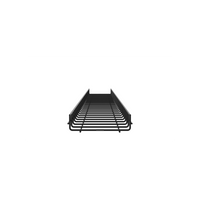 Charola Wire Basket de 8 in (203 mm) de Ancho, 2 in (50 mm) de Alto, 3 m de Largo, Hasta 187 Cables Cat6, Color Negro