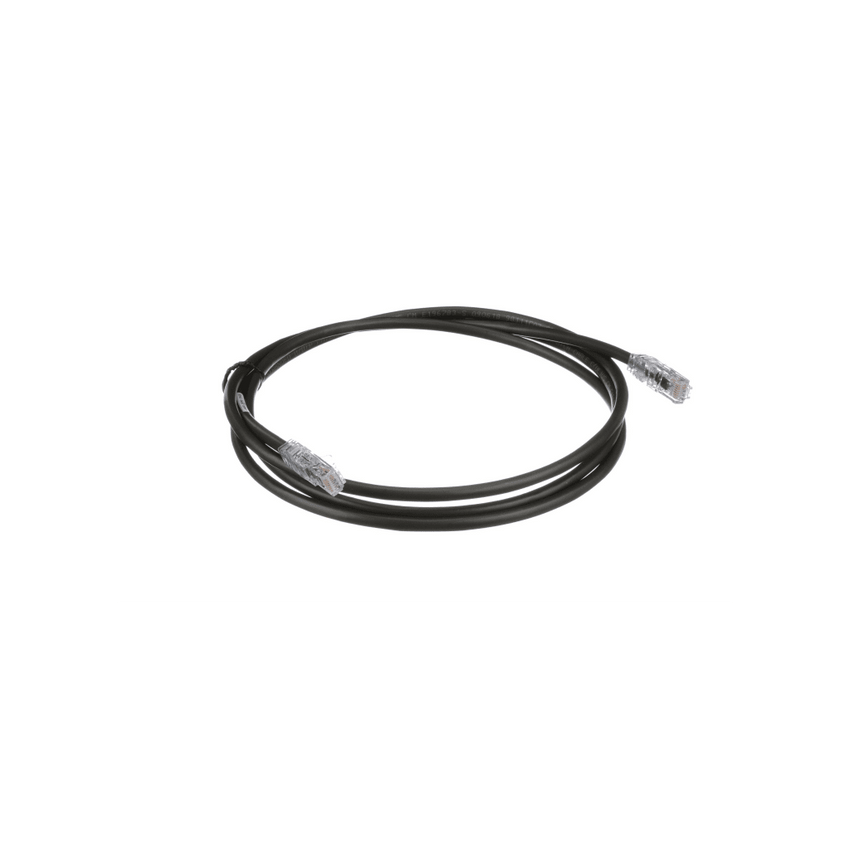 Cable de Parcheo UTP, Cat6A, 24 AWG, CM, Color Negro, 15.24 Metros (50 Pies)
