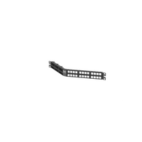 Panel de Parcheo Modular Keystone (Sin Conectores), Angulado, de 48 Puertos, 1UR