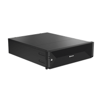 NVR de 64 canales / Soporta grabación hasta 32 MP / H.265 & Wisestream / Procesamiento 400 Mbps / 3 Puertos de Red / Raid 5-6 / 160 TB incluidos
