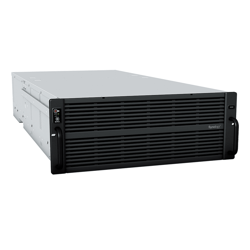 Servidor de Almacenamiento Synology HD6500 High Density 4U | 60 Bahías | Expansión hasta 300 Unidades | Procesadores Dual Intel Xeon Silver 10 Núcleos | Memoria DDR4 ECC RDIMM hasta 512 GB | Redes 10/25GbE | Fibre Channel | Garant&amp