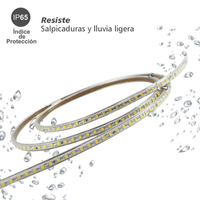 Manguera Led de 1 Linea de 1 cm/ 50 m/ Color Blanco.