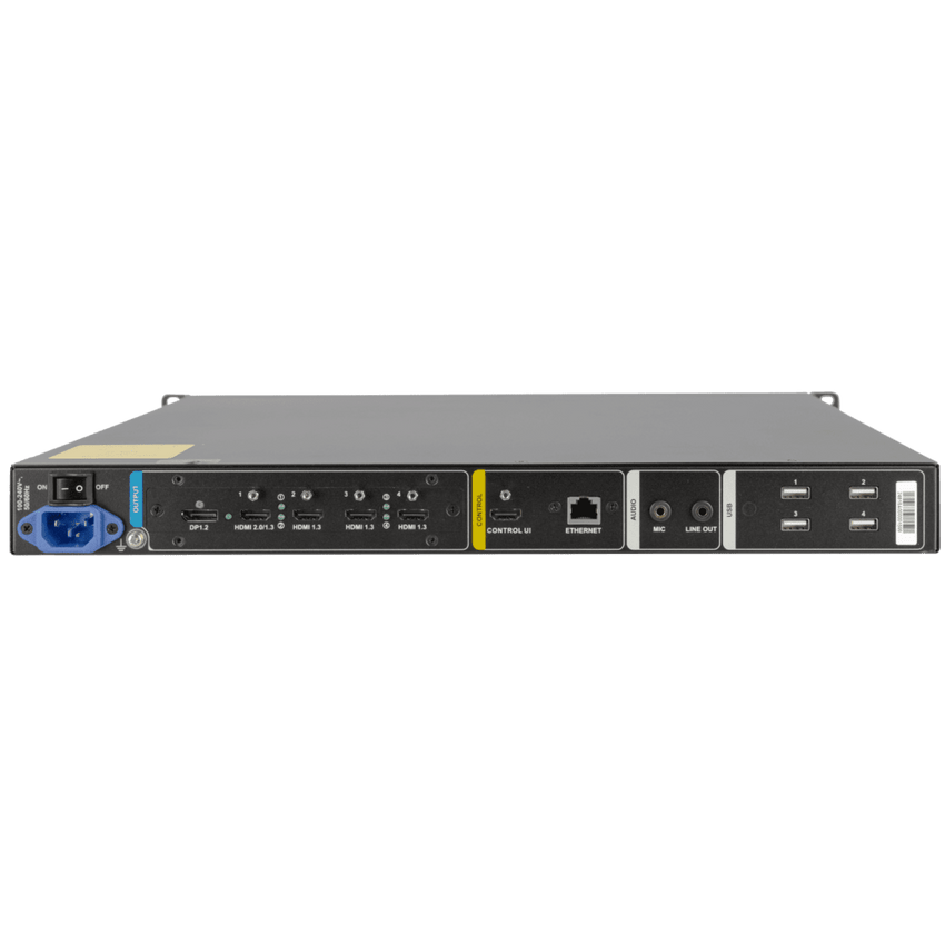 Servidor de Medios ET1S-G / 1x Salida 4K×2K@60Hz / 4x Salidas HDMI 1.3 / 1x Salida DP 1.2 / 16 GB RAM / 250 GB SSD / Windows 10 Enterprise LTSC / Kompass FX1
