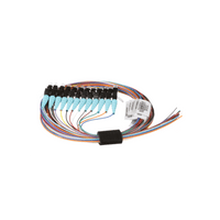 Kit de 12 Pigtails con Conector LC, Multimodo 50/125 OM3, 900um, de 1 Metro (3.28 Pies)