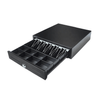 Cajón para Efectivo EK Series / Plataforma para Cajas Registradoras ECR / Gripper Metálico Durable / Bandeja para Monedas Removible / Uso Frecuente en Retail