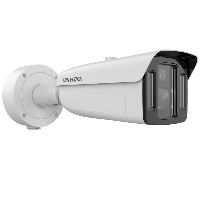 [TandemVu] Bala IP Dual 4 Megapixel (2 Lentes) / Lente Fijo (4 mm / ColorVu) y Lente Mot. (5 a 20 mm / DarkFighter X) / Luz Dual (IR y Luz Blanca) / IP67 / IK10 / Reconocimiento Facial / ACUSENSE / WDR 140 dB / DeepinView / Búsqueda por Atributos