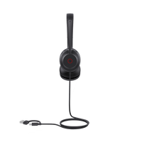 Diadema Alámbrica UH35 Dual de Yealink USB-C/A Compatible con Teléfonos IP Yealink y Computadoras