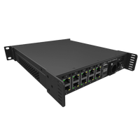 Convertidor de Fibra a Ethernet NovaStar | 10 Puertos Gigabit | 2 Puertos Ópticos 10G | Transmisión de Larga Distancia | Modo Simple