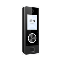 Terminal Facial Min Moe WiFi & PoE con Botón de Llamada y LECTOR DE HUELLA / Exterior IP65 / Tarjetas Virtuales Bluetooth con HikConnect Teams / 1000 Rostros y 3,000 Huellas / HIK-IA