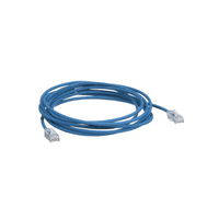Cable de Parcheo TX6, UTP Cat6, Diámetro Reducido (28AWG), Color Azul, 30.48 Metros (100 Pies)