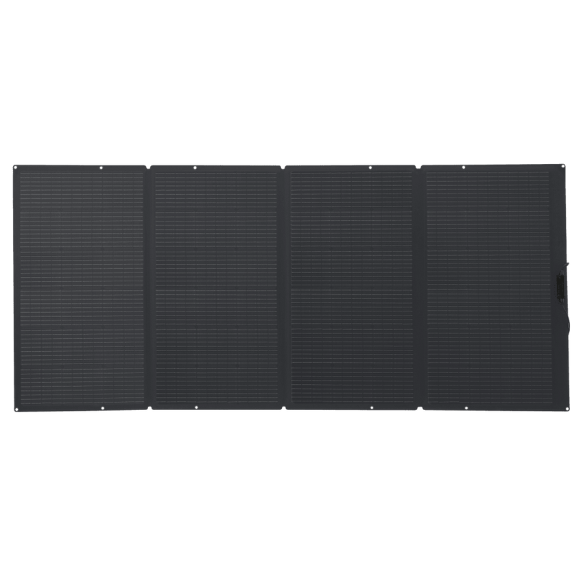Módulo Solar Portátil y Flexible de 400W Recomendado para Estaciones Portátiles EcoFlow / Ajuste de Ángulo / Carga Eficiente / Incluye Cable XT60 a MC4