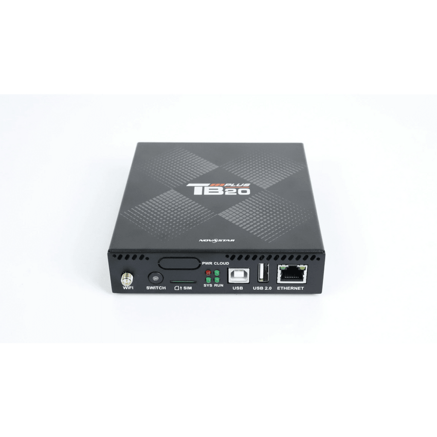 Reproductor Multimedia  TB20 Plus / Videowall LED1.3 MP / 32 GB Almacenamiento / Wi-Fi 2.4GHz / Ethernet Gigabit / Audio Estéreo / Android 10.0 / IP20