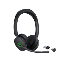 Diadema Inalambrica BH74-With-Stand-UC-USB-C/A de Yealink con Compatibilidad UC Multiplataforma y Acoustic Shield 3.0