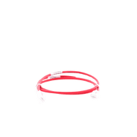 Cable de Parcheo TX6, UTP Cat6, Diámetro Reducido (28AWG), Color Rojo, 0.61 Metros (2 Pies)