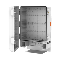 Gabinete SBP-150NBW / PC (Policarbonato) y Aluminio / IP66 IK10 NEMA 4X / Carga Máxima 15 kg / Dimensiones 360x420x163.1 mm / Color Blanco