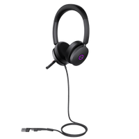 Diadema Yealink UH48 Dual Teams USB-C/A Certificada para Teams y Soporte Multiplataforma UC