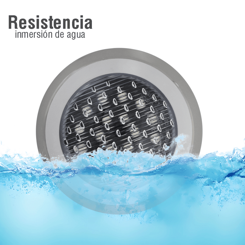 Luminario Sumergible /Luz Blanca 6500 K / 18W / 2340 lm / IP68 / Ø290mm x 62mm / No Dimeable / Uso Exterior.