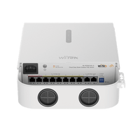 Switch PoE / Administración en la nube / Con 8 puertos 10/100 Mbps PoE af/at / 2 Puertos Uplink 10/100 MBPS /  Presupuesto 100 W / PoE hasta 250 metros / Soporta protocolo ONVIF