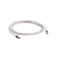 Patch Cord Cat6A, Blindado S/FTP, CM/LS0H, 2.5 Metros (8.20 Pies), Color Gris
