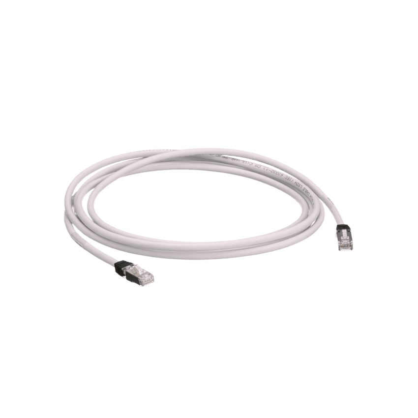 Patch Cord Cat6A, Blindado S/FTP, CM/LS0H, 2.5 Metros (8.20 Pies), Color Gris