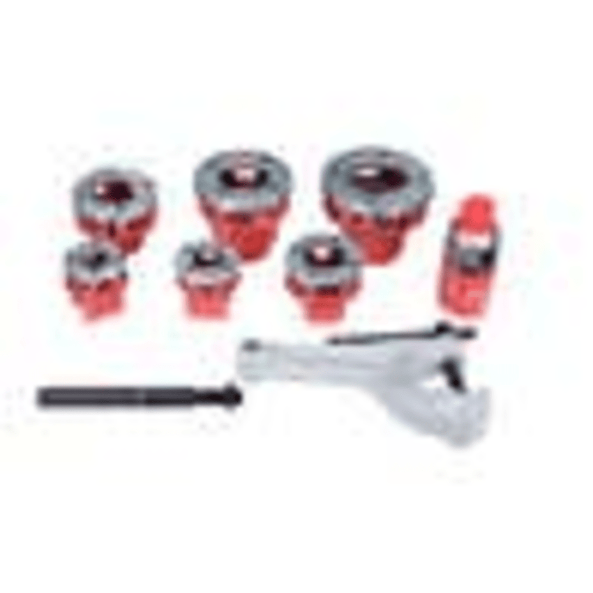 Tarraja Eléctrica para Tubo / 1010 W / Capacidad 1/2"-2" / Velocidad Roscado 25-15 rpm / Reversa 58 rpm / Peso 6 kg / Doble Aislamiento / Incluye Adaptadores Monoblock y Euroblock