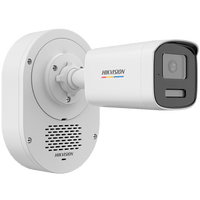 [SOUNDMAX] Cámara Bala TURBOHD 2 Megapixel (1080p) / ColorVu / Audio Bidireccional + Sirena / Luz Blanca 40 m + IR 40 m / IP67 / Luz Dual / Exterior IP67