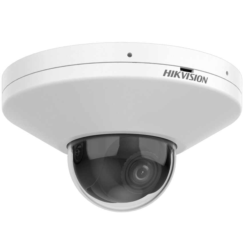 [Hik AI] Mini Domo IP 4 Megapixel / Lente 2 mm / Ideal para Elevadores / Diseño Compacto / ColorVu / 2 Micrófonos Integrados / Interior / ACUSENSE / Captura Facial / PoE / WDR 130 dB / ONVIF / Micro SD