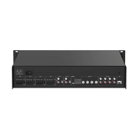 Amplificador de Red |  4 Zonas de 250W | 100V/70v | Calendarización de eventos | Biblioteca de Materiales de Audio | Entrada de Alarma | Hik-Connect /Hikcentral profesional