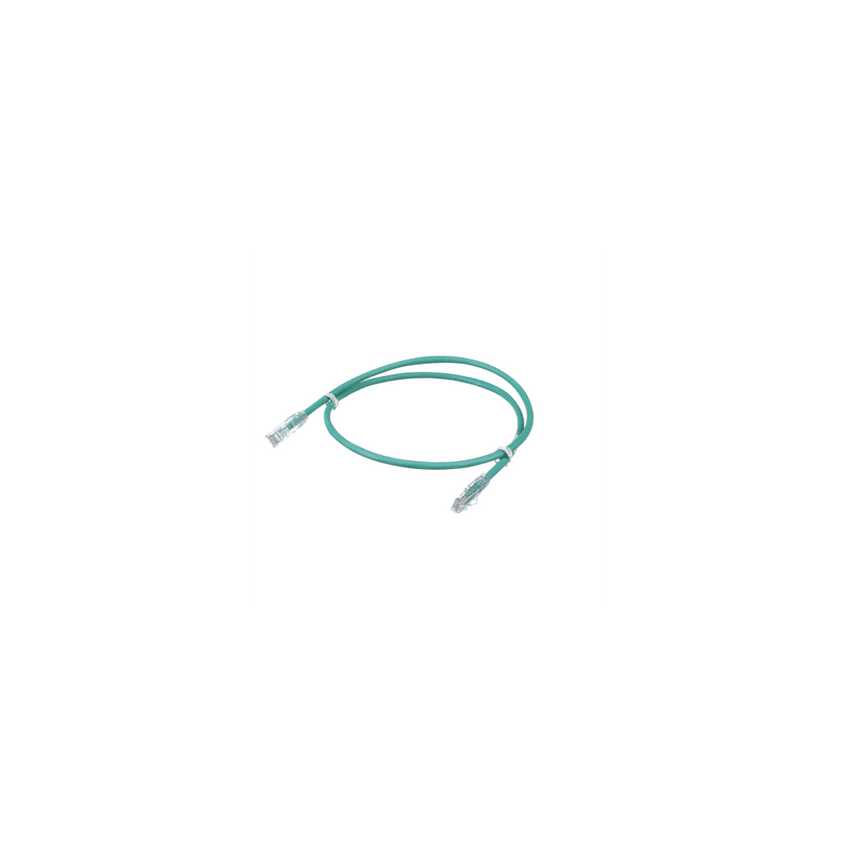 Cable de Parcheo TX6, UTP Cat6, 24 AWG, CM, Color Verde, 9.14 Metros (30 Pies)